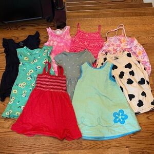 H&M Kids Dress Set - Red, Green, Pink, Black, Gray